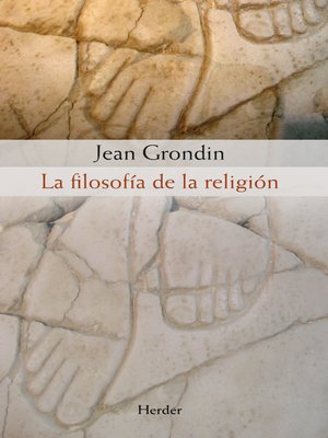 cover image of La filosofía de la religión